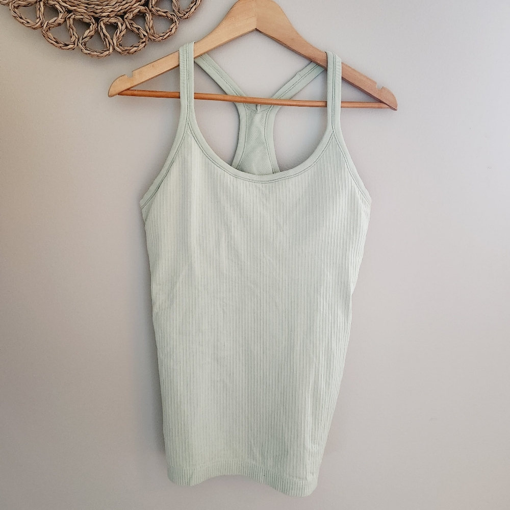 Lululemon Ebb To Street Tank Size 10 Green